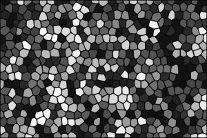 Same mosaic tiles in gray scale